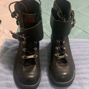 Harley Davidsons womens black boots